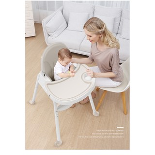 [COD] Baby High Chair with Adjustable Height and Removable Legs (with 4 free wheels) (2)