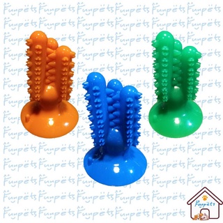 DOG Toothbrush Dental Chew Toy Pet Puppy Oral Care Bite Molar Teeth Cleaning Dog Toy Cactus Suction