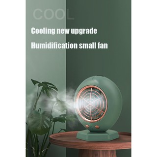 Mini Fan 3 Wind Speeds Humidification Design Lightweight Mini Spray Fan for Home