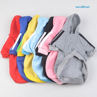woodBoat Pet Hoodie Coat Dog Jacket Winter Clothes Puppy Cats Sweater Clothing Apparel