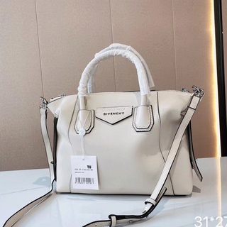 ﺴ❀❀Givenchy_Cow Leather Oblique Bag Shoulder Bag Simple Handbag