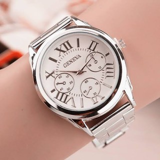 BS Geneva Casual Roman Numeric Watch for Men and Women or Couple
