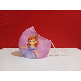 Sofia The First Sublimation Face Mask (Purple/ Pink)