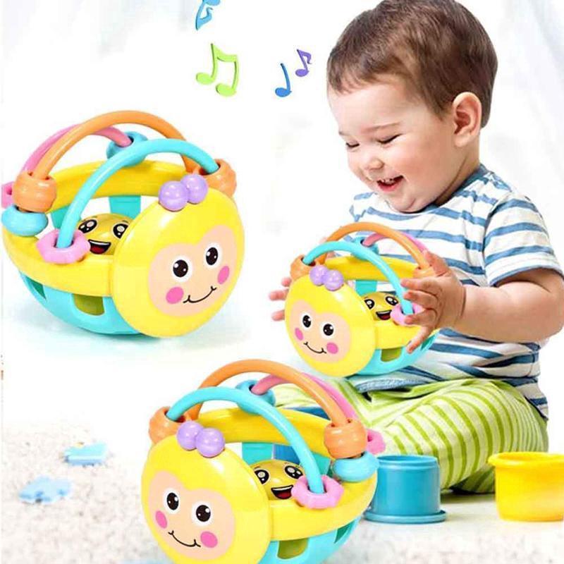 Baby Flexible Bendy Ball Rattle Toy Educational Toys