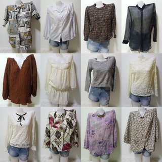 (2nd Restock New Arrival) PRELOVED JAPAN BRAND LADIES MIX BLOUSE (batch 7 bale #25)