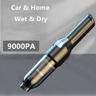 120W 9000pa Portable Car Home Vacuum Cleaner Wet & Dry Handheld Suction Wireless Rechargeable Cleane