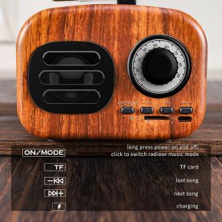 [✩On Sale!] Mini Retro Wood Bluetooth Speaker (3)