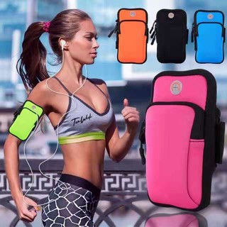 Sports multi-function phone arm bag outdoor marathon waterproof pocket night running bag