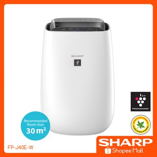 Sharp FP-J40E-W Air Plasmacluster Air Purifier
