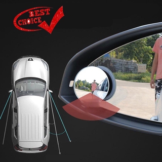 【best】Car Motorcycle Blind Spot Mirror Waterproof 360 Rotatable 3M Adhesive for SUV Car Truck Van Parking (3)