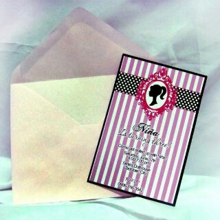 Flat Card Invitations with Envelope