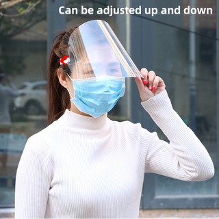 Transparent Anti Droplet Dust-proof Protect Full Face Covering Anti Virus Visor Shield