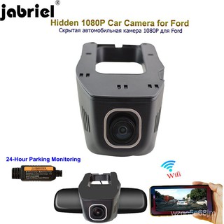 Jabriel Car Camera 1080P car dvr dash cam 24 hour video recorder rear Camera for ford focus 2 3 mk2