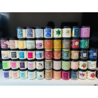 Bath and Body Works single wick candles po