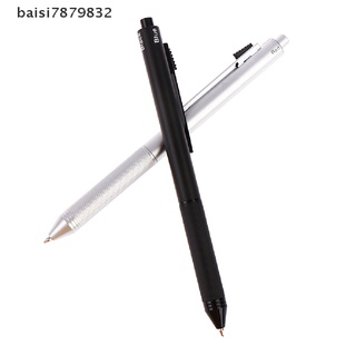 【bai】 4 In 1 Multicolor Metal Ballpoint Pens 3 Colors Ball Pen 1 Automatic Pencil .