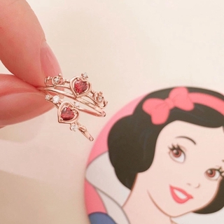 [Tyaa] 18k Rose Gold Plated Disney Princess Ring (adjustable) Sailor Moon Ring