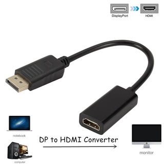 1080P HDTV DP to HDMI-compatible Cable Adapter Converter Display Port to HDMI-compatible Male to Female for HDTV Projector