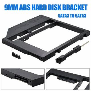 Great 9.0mm Universal SATA 2nd HDD SSD Hard Drive Caddy Optical For CD/DVD- K7S3