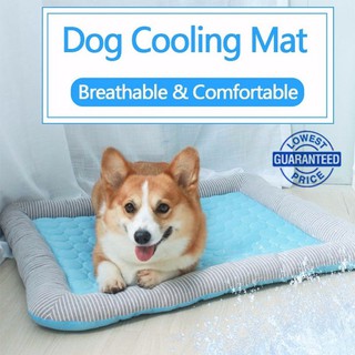 Pet Dog Bed Thicken Pet Cooling Mat Puppy Dog Beds Soft Kennel Silk Dog Sleeping Bed Pet Mat