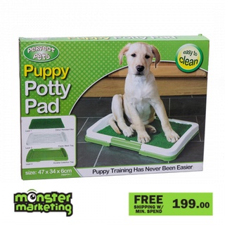 Monstermarketing Indoor Grass Patch Puppy Potty Pet Dog Pee Training Mat Pad