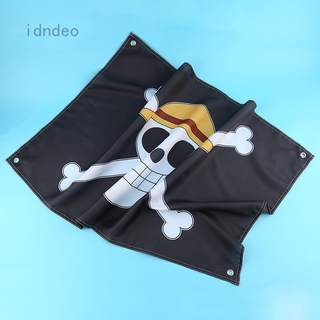 Anime Skull Pattern Straw Hat Skull Pirate Banner Straw Hat Pirate Flag
