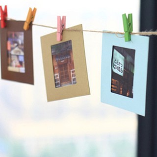 BK✿10 Pcs Paper Photo Flim Frames Wall Picture Album DIY Han