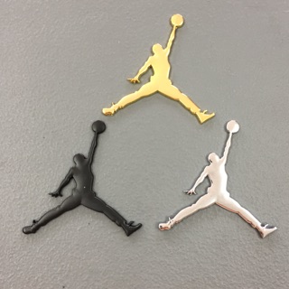 Michael Jordan jump man Aluminum emblem decal