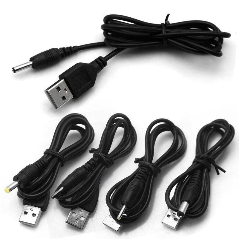 USB A Male to 2.0 2.5 3.5 4.0 5.5mm Connector 5V DC Cable (1)