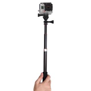 90cm 1/4'' screw Selfie Stick GoPro Hero Action Video Camera Waterproof Monopod Tripod Telescoping Extendable Pole Tripod Mount