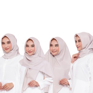 Multicolor Diamond Triangle Instant Hijab for Women