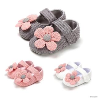 BOBORA Kids Shoes Baby Girls Cute Flower Princess Soft Bottom Toddler