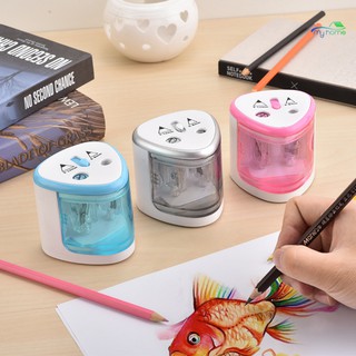 Multi-functional Automatic Electric Pencil Sharpener Battery Operated with 2 Holes(6-8mm / 9-12mm) (2)