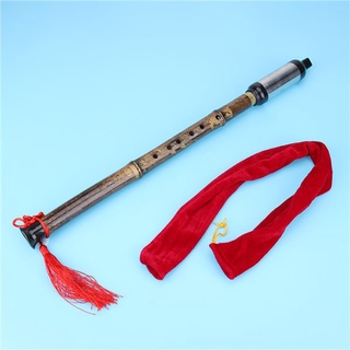 ❅☢Traditional Chinese Musical Instrument Purple Bamboo Flute Dizi in G Key