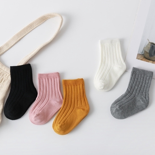 Baby Cotton Socks Anti-slip Newborn Solid Breathable Ankle Socks Boys Girls Infant Toddler Indoor Floor Socks