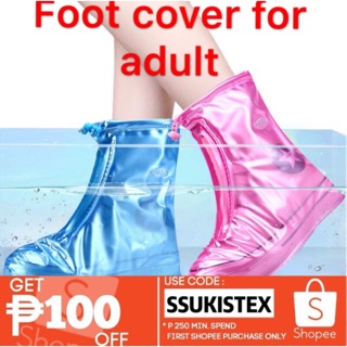 （Adult size）waterproof shoe cover zipper shoe cover