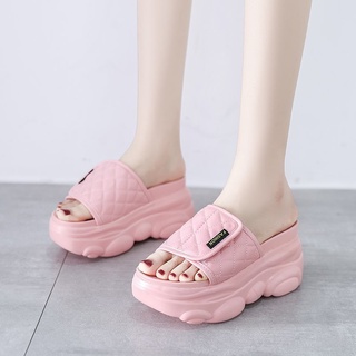 Summer New Women Shoes Platform Slippers Casual Slides Black White Green Pink