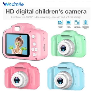 Windmile Kids Digital Cameras HD Cute Camera Display Gift Small Toy for Kids Children Early Education Birthday Gift Video Recording Toys (1)