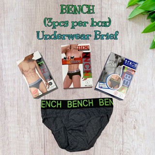 3pcs BENCH Underwear Brief for mens with Box