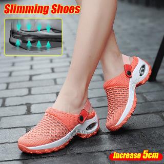Casual Outdoor Height-Increasing Shoes One-Legged Lazy Shoes Breathable Beach Sandals