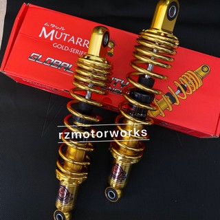 motorcycle mutarru rear shock xrm wave 310mm semi lower gold series