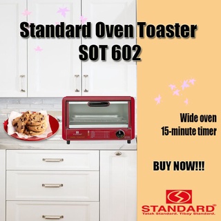 ✉Standard Oven Toaster SOT 602 Red