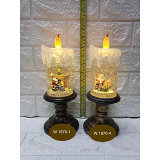 Candle Style Snow Globe W1870