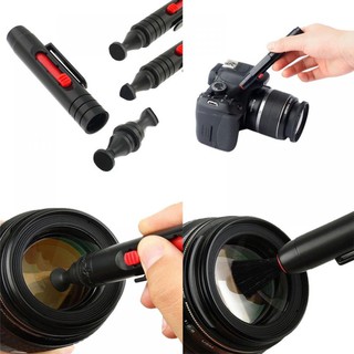 Binocular 3 In 1 VCR DSLR Brush Lens Cleaning Pen Dust Cleaner
