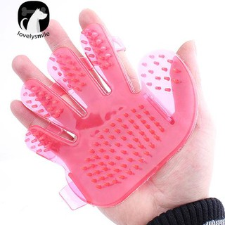NEW+Cat Dog Pet Bath Brush Shower Comb Hand Shape Massage Glove Cleaning Grooming Tool (8)
