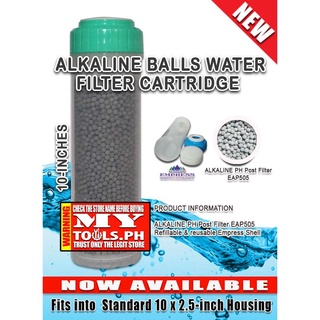 ☁Water Filter Alkaline Ceramic Balls Cartridge 10X2.5-inches♥