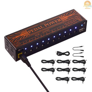 M^M COD Rowin Compact Size Guitar Effect Power Supply Station 10 Isolated DC Outputs for 9V 12V 18V (5)