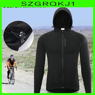 [NANA] Reflective Cycling Running Jacket Windproof Hooded Windbreaker Soft