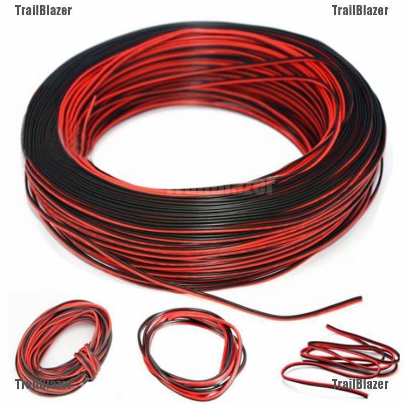 TB2Pin 10m Cars Motorcycle Electric Wire Cable Red/Black Connector