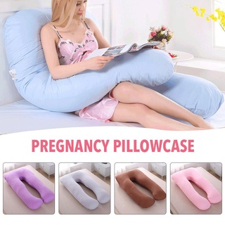 Maternity Pillows✈◆Sleeping Support Pillow Cover For Pregnant Women Body 100% Cotton Rabbit Print U (1)