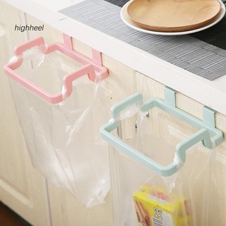 【HY】Kitchen Cabinet Door Back Garbage Trash Bag Towel Hanging Holder Rack Organizer (8)